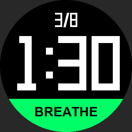 Breath Hold Coach, mockup, breathe
