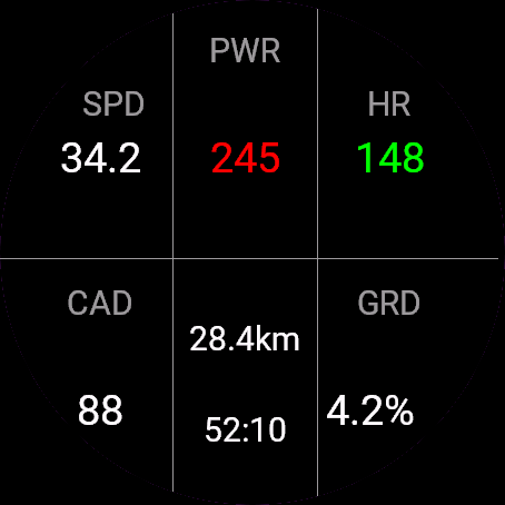 Bike Dashboard, Venu 3, screen 2
