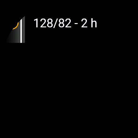 Blood Pressure Log, fenix 8 47 mm, glance