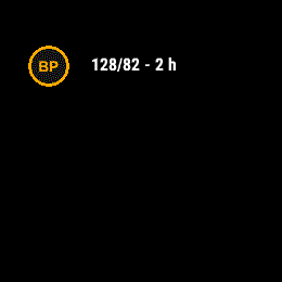 Blood Pressure Log, Forerunner 255, glance