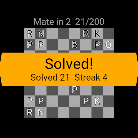 Mate Puzzles, Venu 3, screen 2