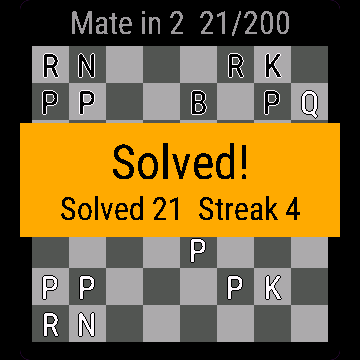 Mate Puzzles, Venu Sq 2, screen 2