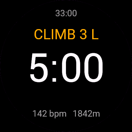 Multi-Pitch Climb, Venu 3, screen 1