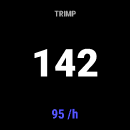 Effort Score, Forerunner 255, screen 2