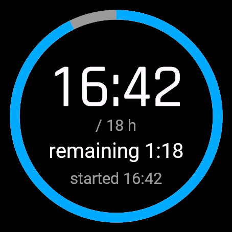 Fasting Timer, fenix 8 47 mm, screen 1