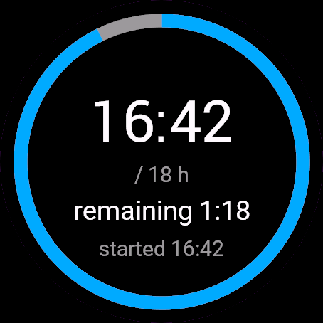 Fasting Timer, Venu 3, screen 1