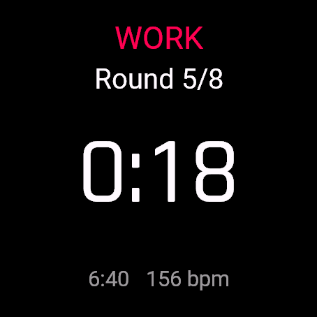 Interval Timer, fenix 8 47 mm, screen 1