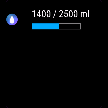 Hydration Log, Venu Sq 2, glance