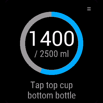 Hydration Log, Venu Sq 2, screen 1