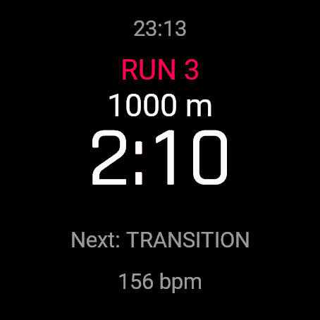 Hybrid Race Tracker, fenix 8 47 mm, screen 1