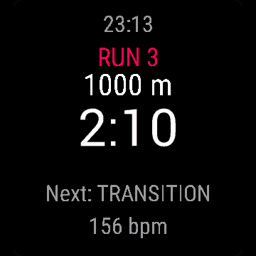 Hybrid Race Tracker, Venu Sq 2, screen 1