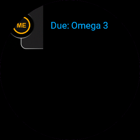 Pill Reminder, Venu 3, glance