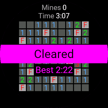 Mines, Venu 3, screen 2