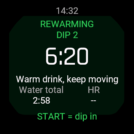Cold Plunge, fenix 8 47 mm, screen 2