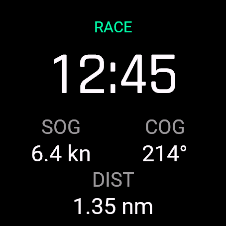 Regatta Start Timer, fenix 8 47 mm, screen 2