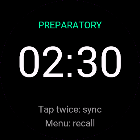 Regatta Start Timer, Venu 3, screen 1