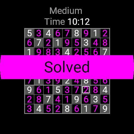Sudoku Watch, fenix 8 47 mm, screen 2