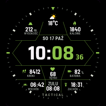 Hex Tactical watch face, view 4