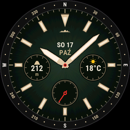 Summit Classic watch face, view 2