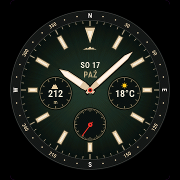 Summit Classic watch face, view 4