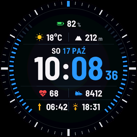 Summit Digital watch face, view 2